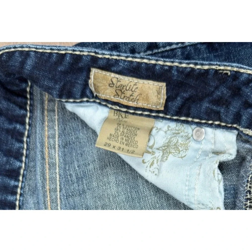BKE Buckle Jeans Women's Size‎ 29 Blue Capri Starlite Stretch Low Rise Denim